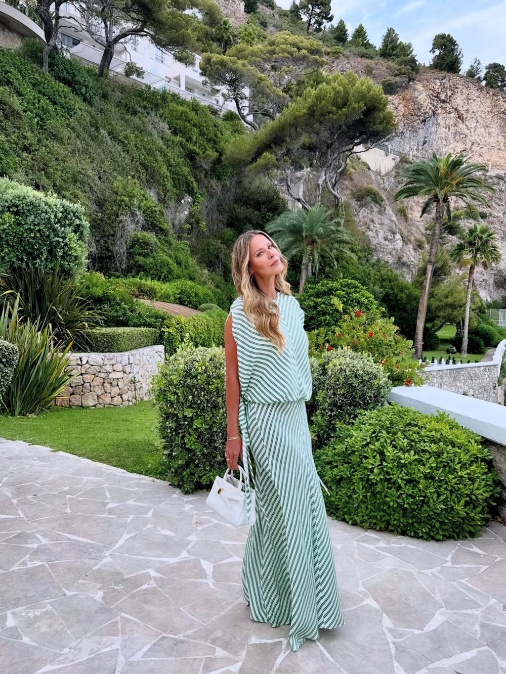 Zara Mint and White Striped Maxi Dress - Picture 10 of 14